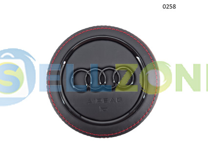 Κάλυμμα αερόσακου τιμονιού Audi 2016-2019 με κόκκινη ραφή – 0258